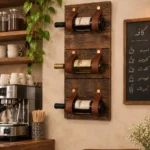 استند چوبی بطری شراب