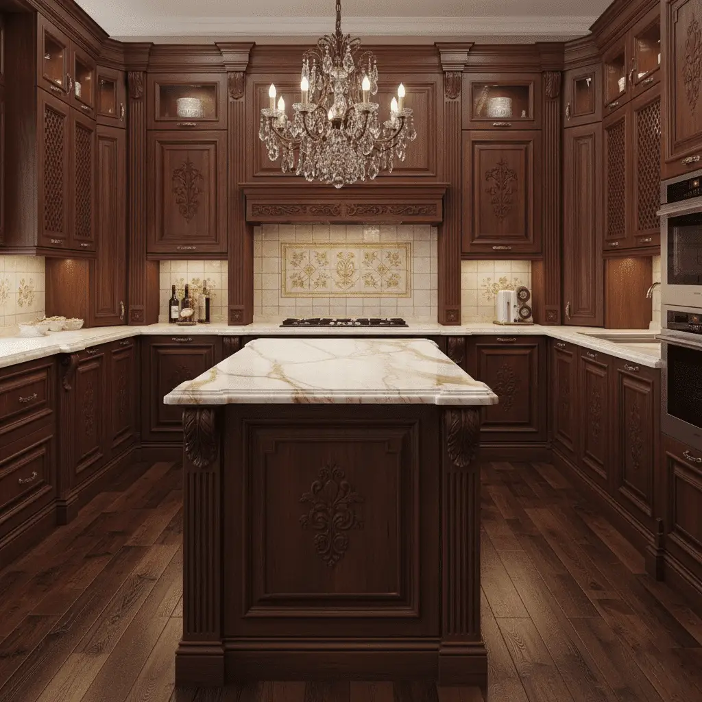 کابینت تمام چوب لوکس