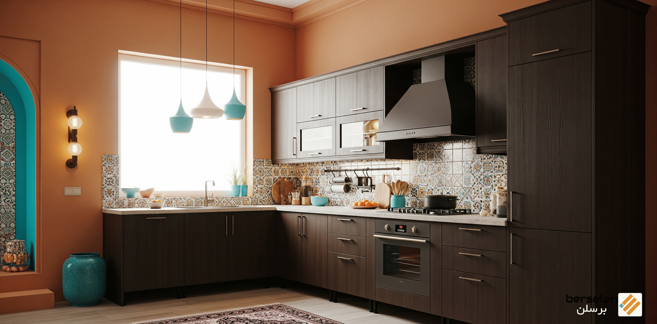 کابینت هایگلاس برسلن