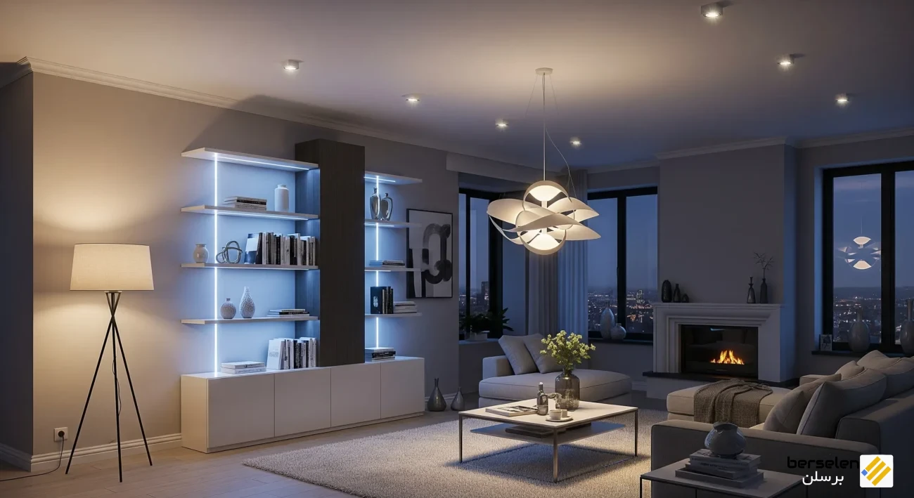 لایهبندی نور در فضاهای مختلف
