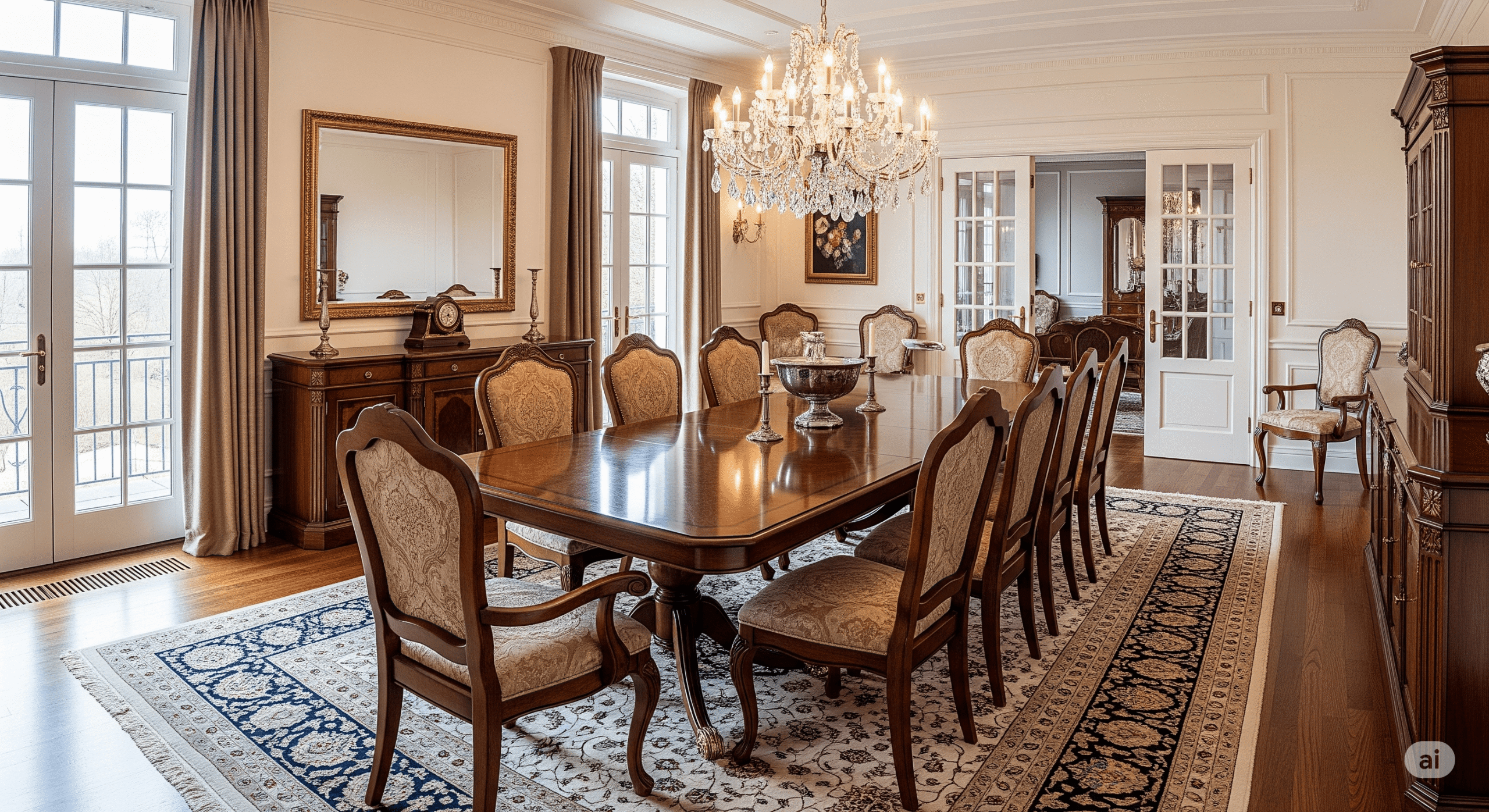 میز ناهارخوری کلاسیک: شکوهی بیزمان میز ناهارخوری کلاسیک: شکوهی بیزمان