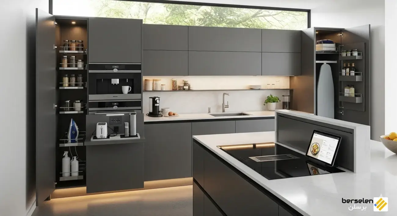 کابینتهای چندکاره، نهایت کارایی در آشپزخانه