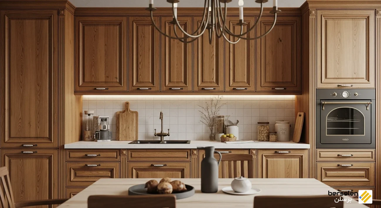 کابینت‌های چوبی کلاسیک
