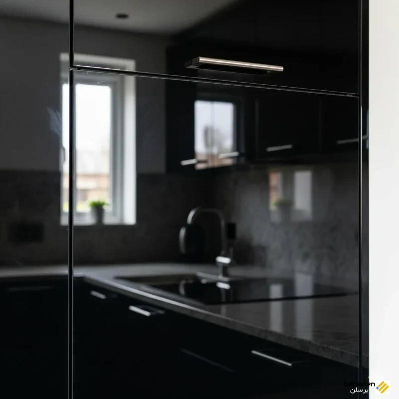 کابینت کابینت هایگلاس، درخشش و مدرنیته در آشپزخانه