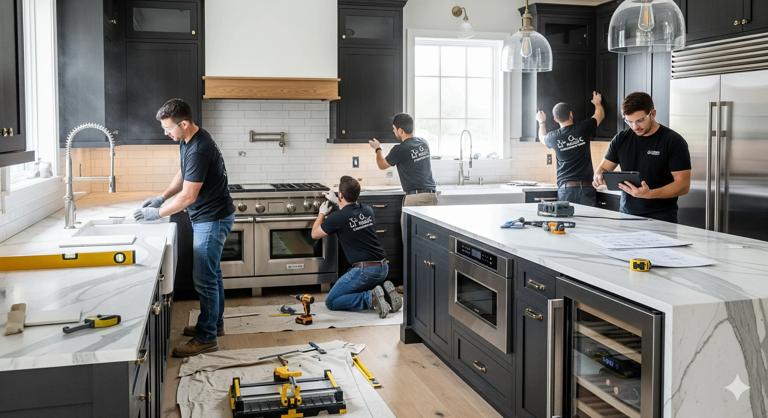 بازسازی آشپزخانه با تیم حرفهای برسلن