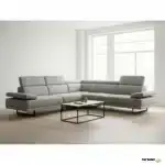 مبل راحتی ال شکل مدرن، نهایت استفاده از فضا و راحتی