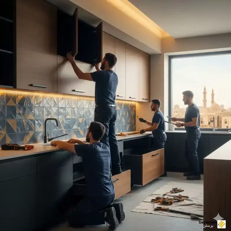 نصب کابینت در مشهد، خدمات تخصصی و حرفه‌ای